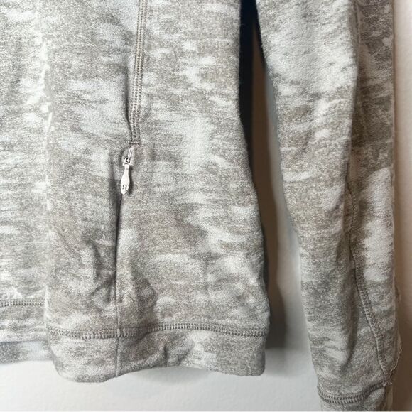 Lululemon It’s Rulu Run Long Sleeve in Data Rush Mini Jacquard White Opal Rover - Picture 8 of 14